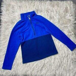 REI Two-Tone Blue Fleece Pullover